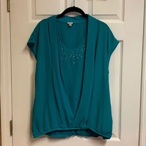 Turquoise Reba Shirt